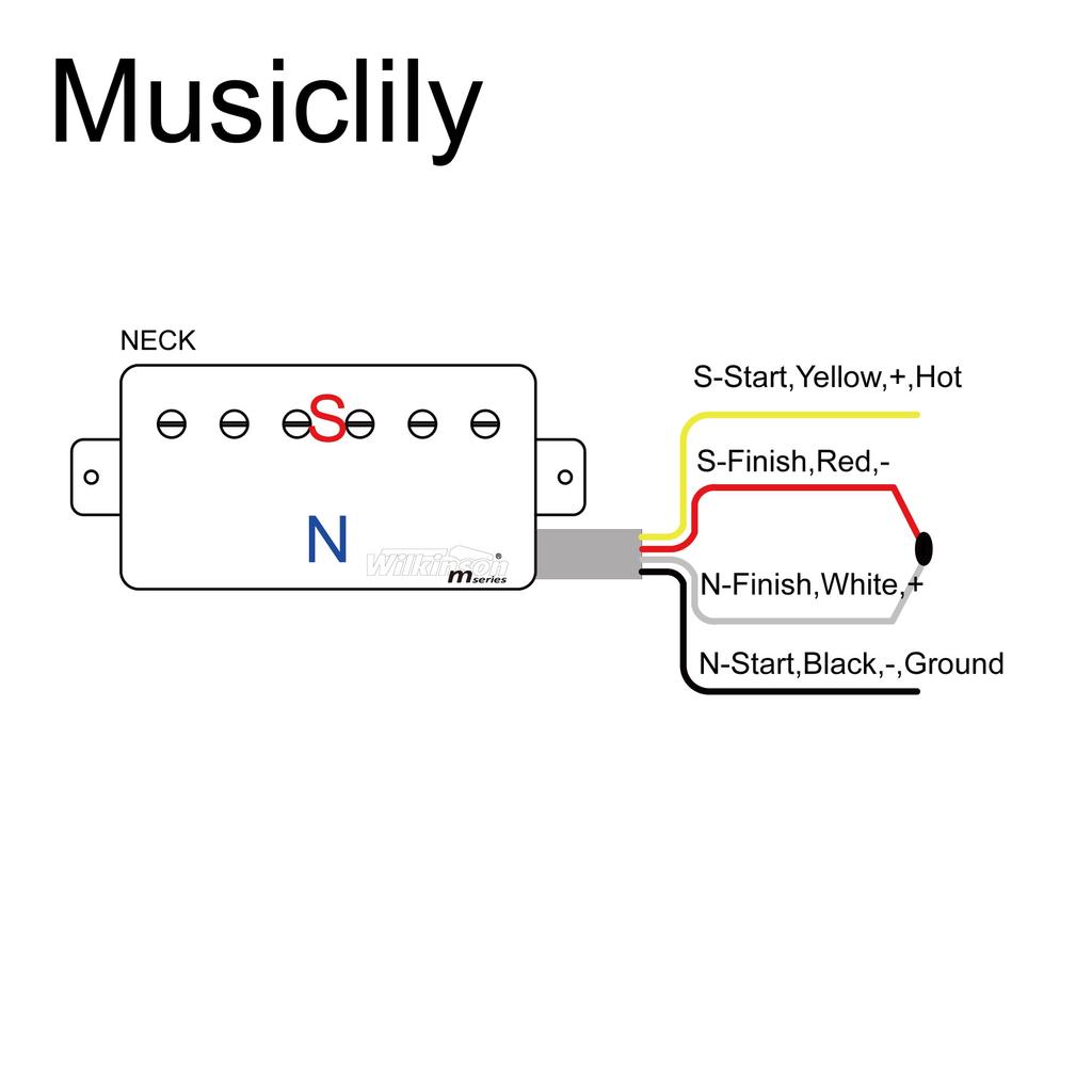 Керамический мини-хамбакер Wilkinson M Series для гитары Les Chrome, звукосниматель, нековый, Paul/Firebird,
