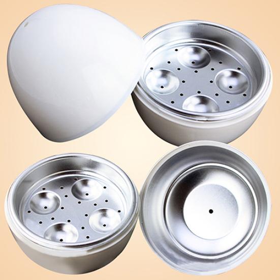 Egg Boiler Food-grade Multi Function Egg-shaped Quick Boiled Microwave Egg Steamer Kitchen Accessory