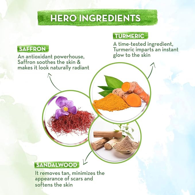 Mamaearth Ubtan Зимний питательный крем от холода с куркумой и шафраном для сияющего увлажнения – 200 г