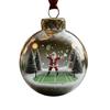 Christmas Santa Claus Hanging Decoration Clear Ball Playing Tennis Golf Soccer Basketball Badminton Santa Xmas Tree Hanging Ornament Pendant