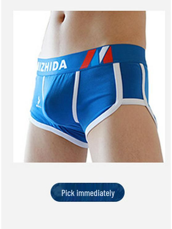 Мужские европейские и американские длинные боксеры-брифы из чистого хлопка - Большие размеры, фитнес-плавки