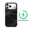 Чехол для телефона "Белые линии на черных волнах" для IPhone 17AIR 16E 16 15 14 13 12 11 17 Pro Max Plus Двухслойная задняя крышка