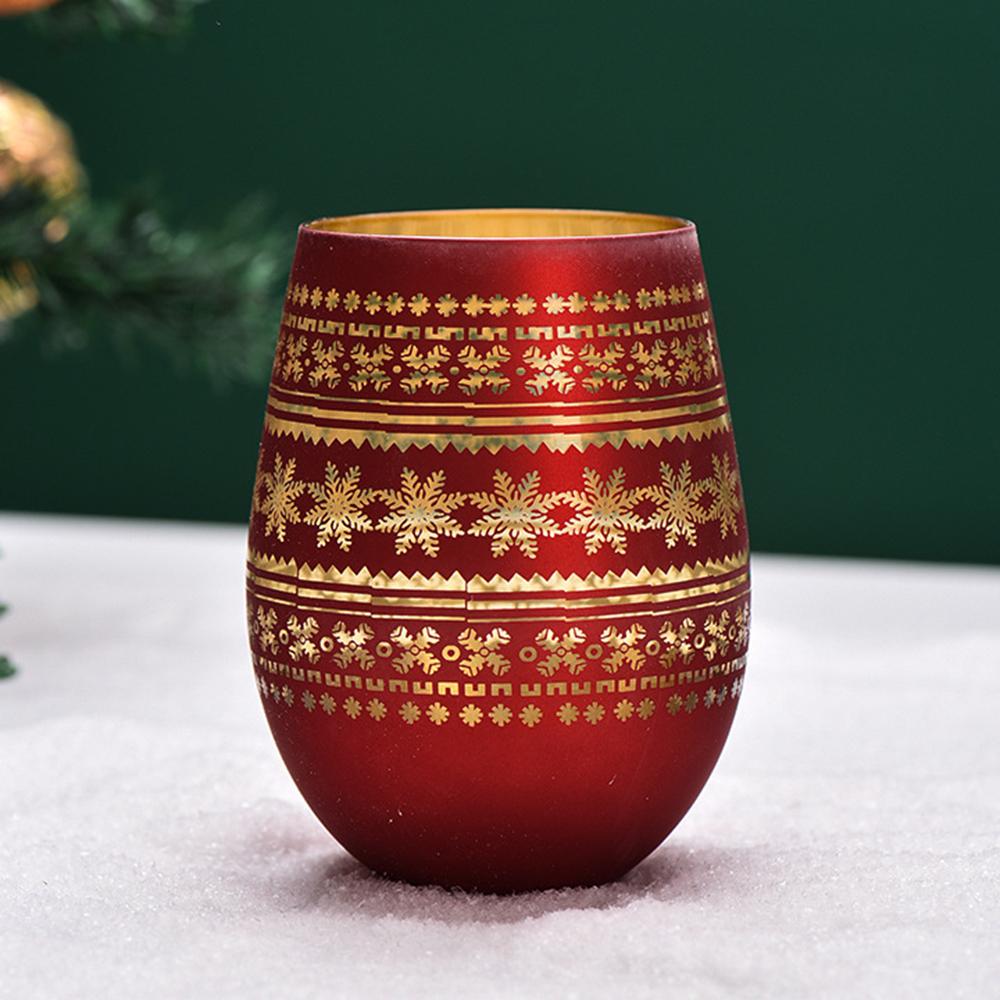 2Pcs/Lot, Electroplated engraved glass red wineglass, Colorful goblet, Whisky wine-glass, Creative egg cup, Bar home beer mug