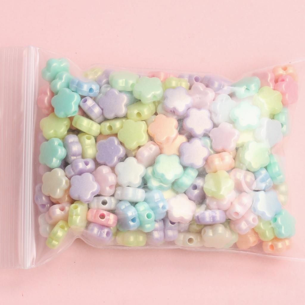 50-200 шт. изготовление ювелирных изделий сердце цветок звезда макарон матовый DIY для бусин