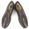 80s-90s Vintage/VAN SCHAFFELAER Premium Leather Full Brogue Wingtip Shoes Burgundy 28.5-29.5 Goodyear Welt(USED)