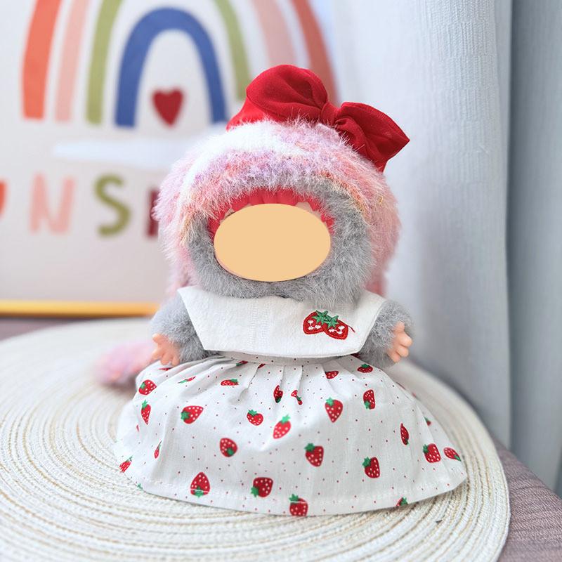[Cloth Only] the Cute Clothes  for  17CM Plush Dolls,  Plush Series Doll Suit Clothes,doll Clothes.