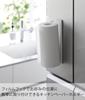 Yamazaki Крючок для кухонной бумаги Jitsugyo Film White Body W25 x D5.5 x H6cm Tower Плавающее хранение Можно использовать вертикально или горизонтально 2177