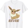 Pokémon - Pastel Eevee Smiling Anime T-Shirt S-4XL Unisex