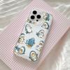Милый чехол для телефона M-mofusands Кот iPhone 17 16 16e 15 14 13 12 11 Mini Pro Max X XR XSMax 7 8 Air Plus Прозрачная задняя крышка
