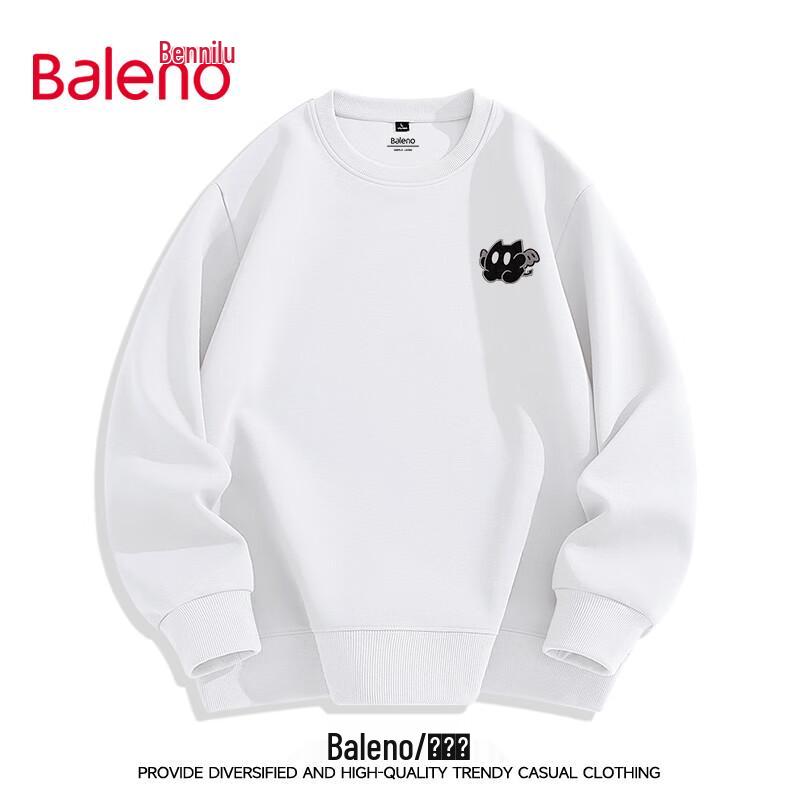 Baleno Unisex JPB Devil Cat Print Loose Fit Round Neck Sweatshirt