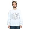 Disney Mens The Muppets Group Line Art Sweatshirt