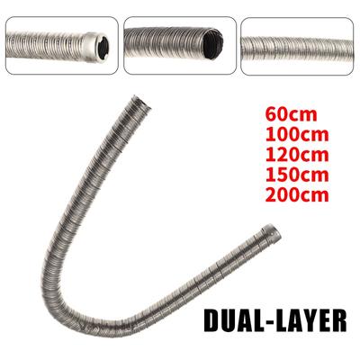 60 см-200 см 24 мм двухслойный нагреватель выхлопной трубы из нержавеющей стали для Webasto Eberspacher Air Diesel нагреватель выхлопной шланг трубки