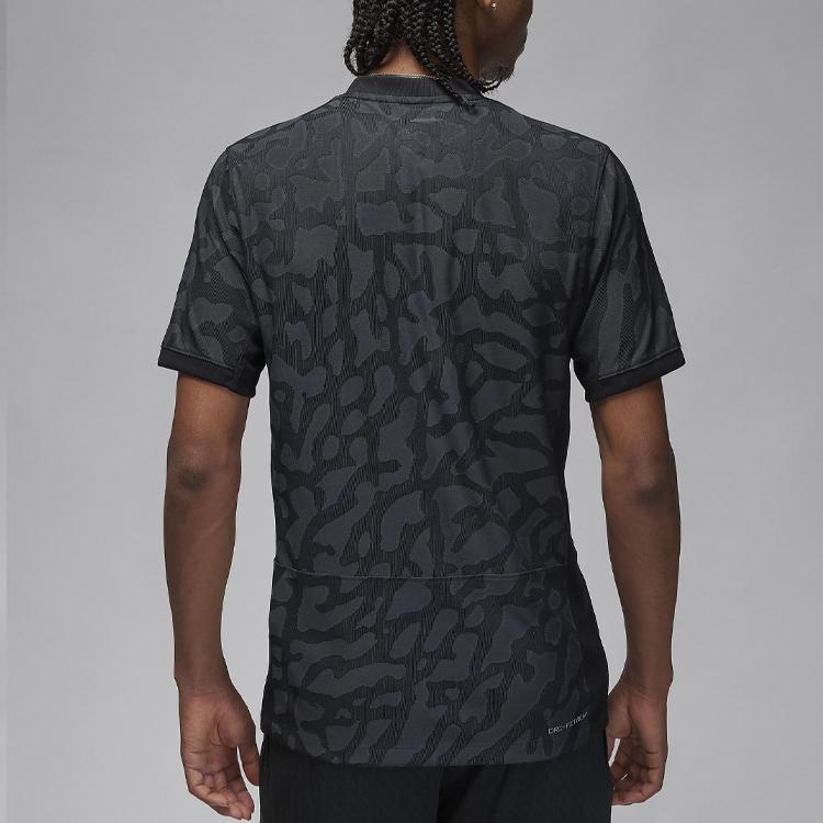 Jordan Джерси X PSG Paris Saint-Germain Third Away ADV Match 23/24 сезона с принтом логотипа Dri-FIT с коротким рукавом DX9759-069