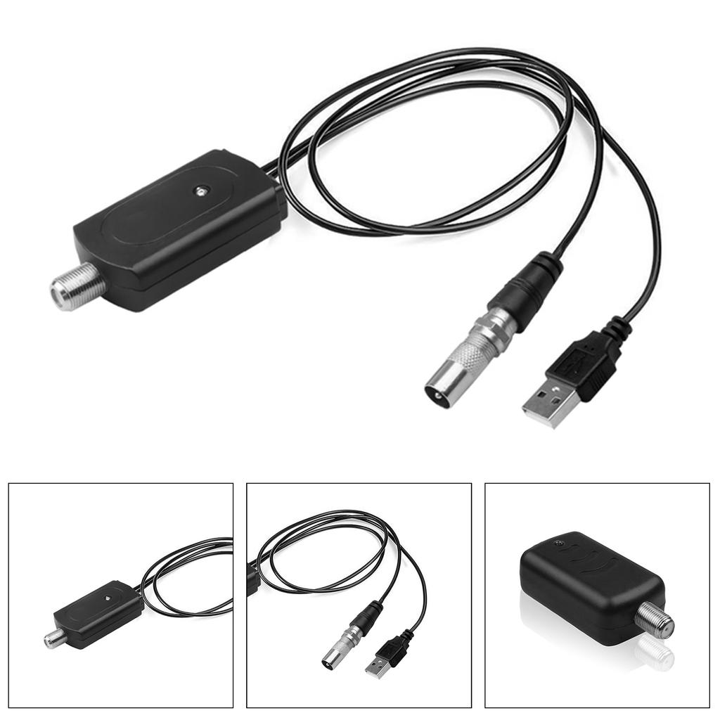 Усилитель сигнала Антенный усилитель Тюнер Цифровая внутренняя HDTV антенна Спутниковый ресивер Телевизионная антенна Кабель высокой четкости