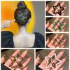 Creative Pentagonal Star Star BB Hair Clip Alloy Metal Side Barrettes Colorful Hollow Y2k Hairpin Girls