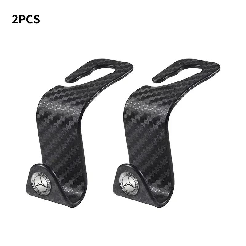 Car Seat Hooks Headrest Storage Hanger Car Interior Hanging Hook For Mercedes Benz AMG A B C E S class GLA GLC CLA GLK GLE