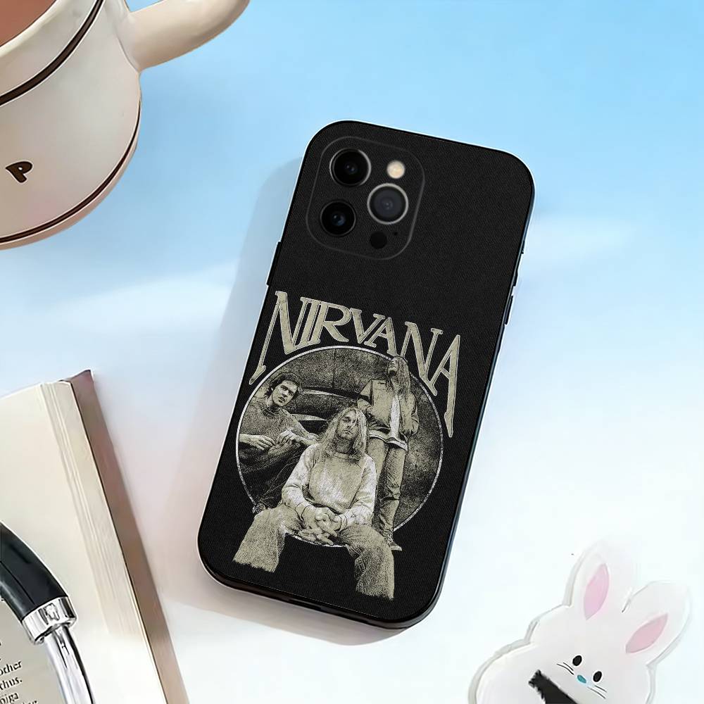 N-Nirvana Phone Case Silicone Soft For IPhone 17 16 15 14 13 12 11 X XR Plus Pro Max Plus