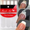 240 шт. кончики ногтей для маникюра, форма направляющей, края наклейки, возьмите инструмент-шаблон «сделай сам»