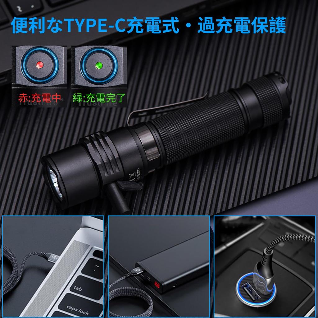 TrustFire T11R led 1800 светодиодов удобный аварийный USB 18650 большой емкости IP68 индикатор оставшегося заряда для горной ночи ночной эвакуации