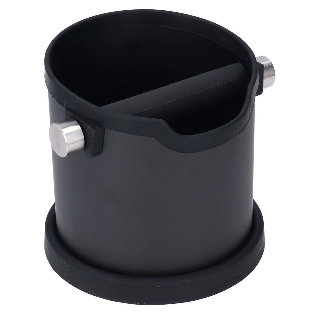 Контейнер для хранения кофейной гущи из нержавеющей стали с нескользящей силиконовой прокладкой