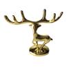 2 шт. винтажный золотой олень орнамент цинковый сплав роскошный лежащий стоячий олень фигурка статуя скульптура настольное украшение дети взрослые
