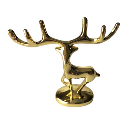 2 шт. винтажный золотой олень орнамент цинковый сплав роскошный лежащий стоячий олень фигурка статуя скульптура настольное украшение дети взрослые