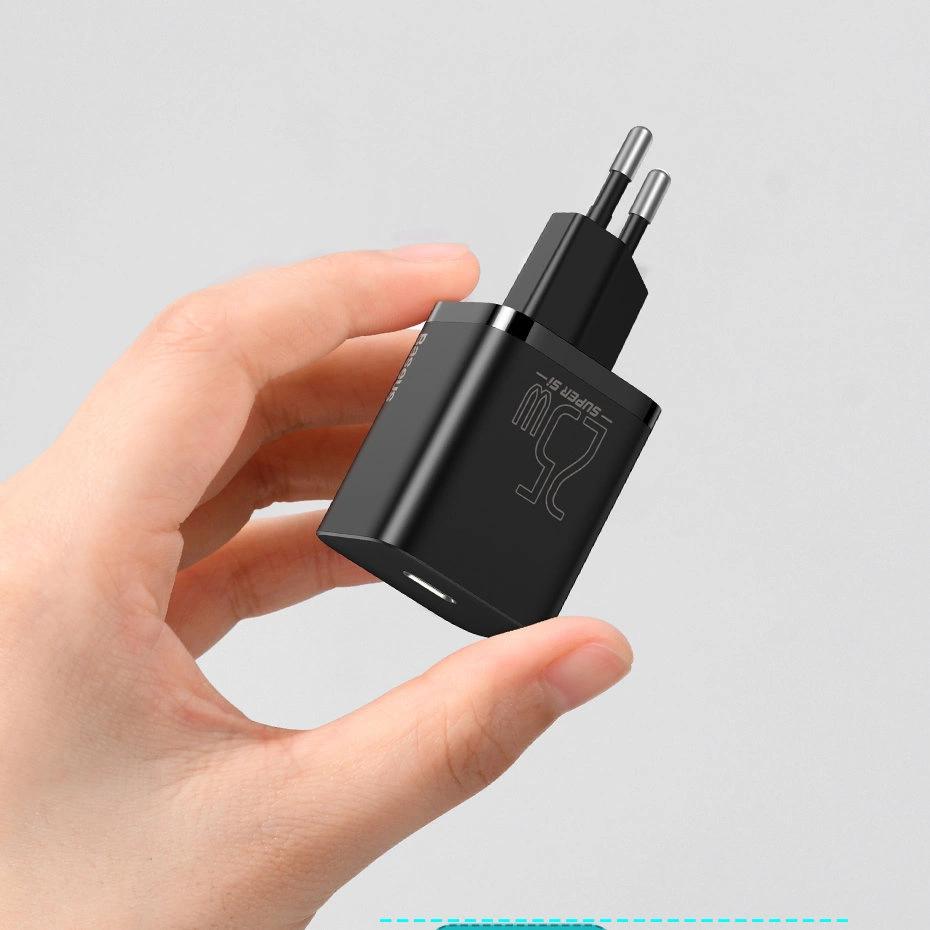 Baseus Super Si 1C Fast Charger Usb Type C 25W Power Delivery Quick Charge Black (Ccsp020101)