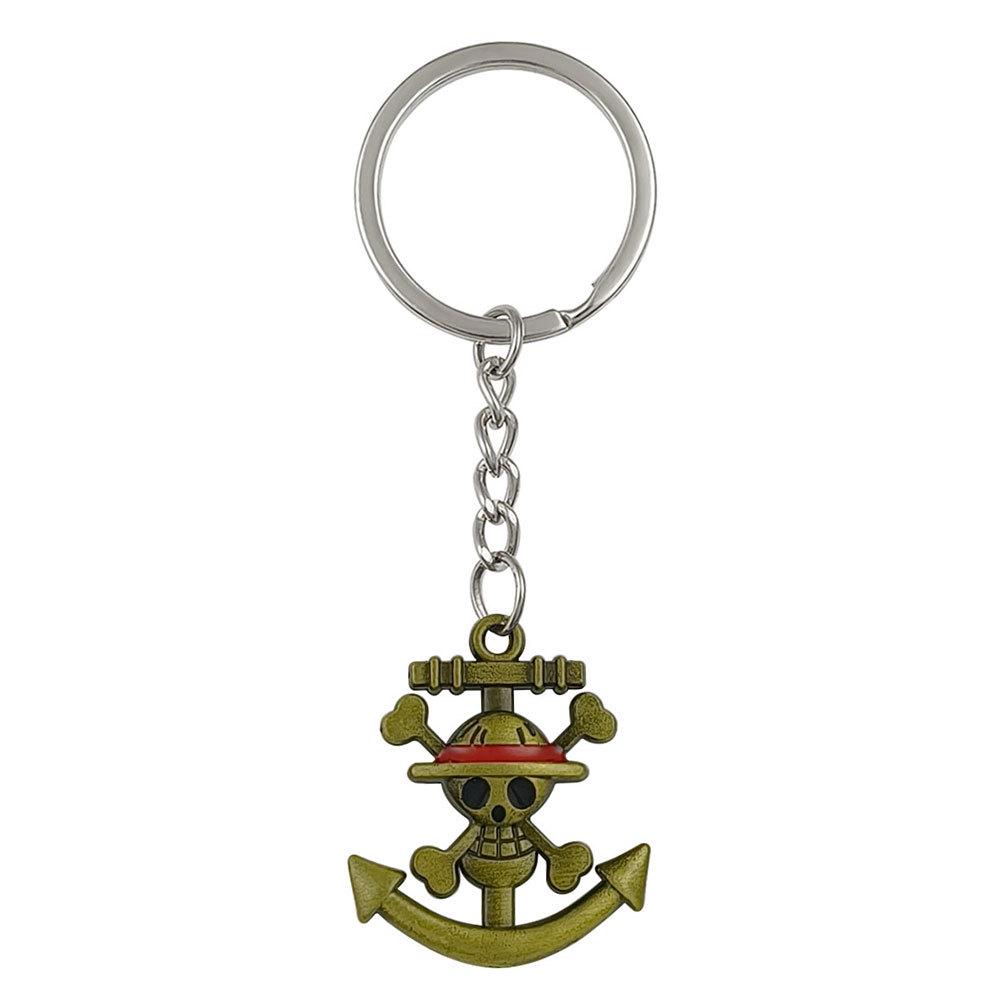 Набор металлических брелоков с пиратскими аниме-персонажами