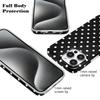 For iPhone 16 Pro Case Dot Design IMD TPU Phone Back Cover