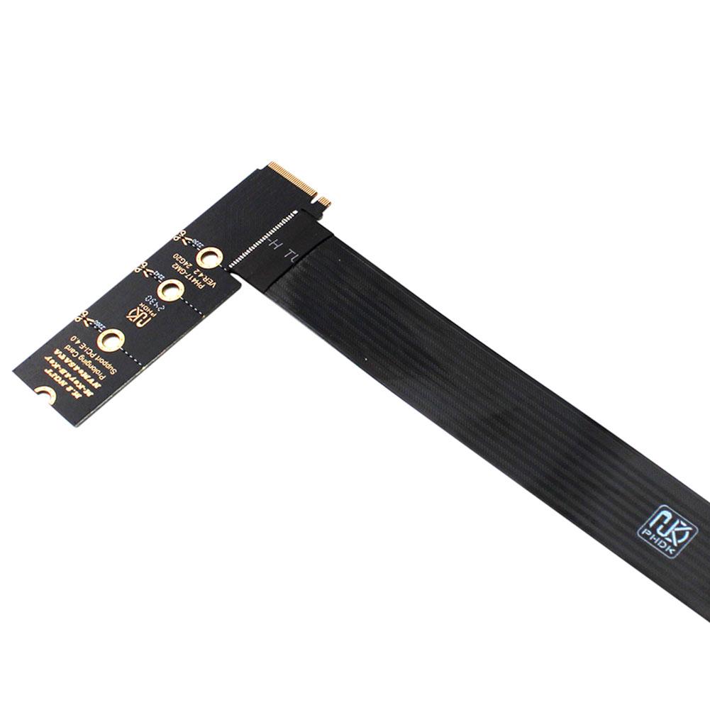 Удлинительный кабель M.2 NVME NGFF M-Key SSD Карта расширения NGFF M-Key PCIe4.0 SSD Удлинитель M.2 SSD PCI-Express 4.0 X4 M Key