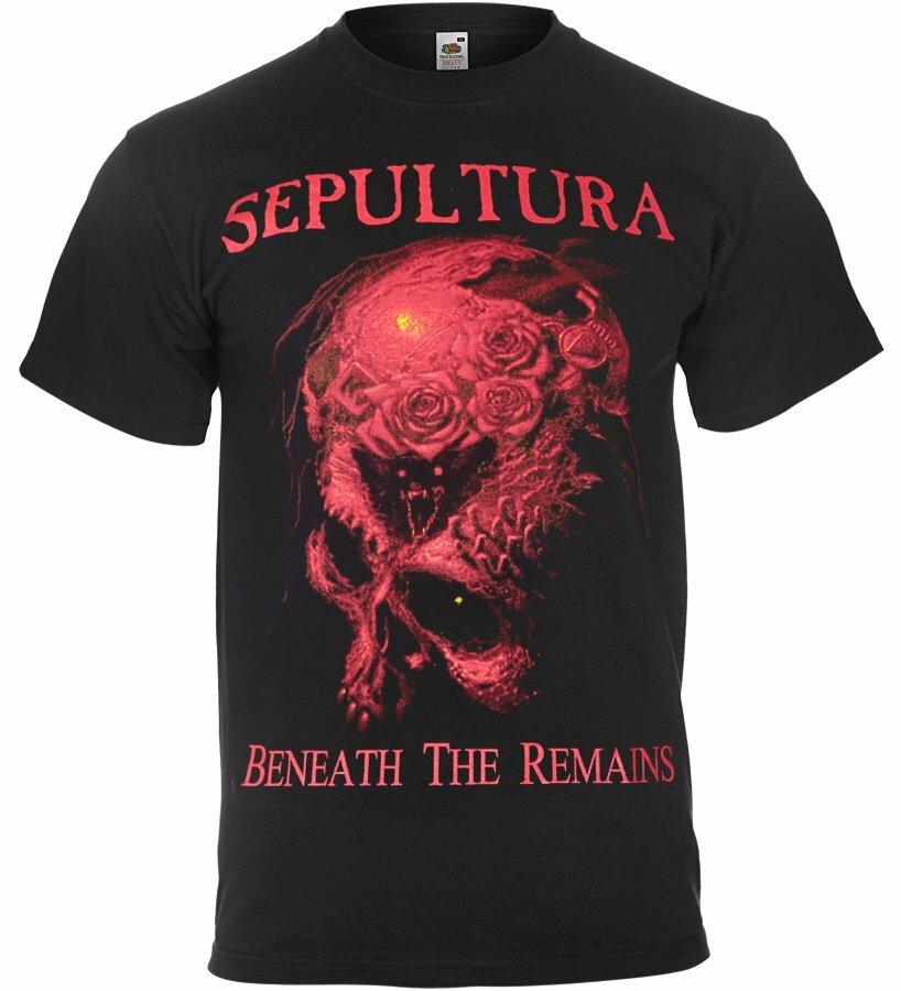 SEPULTURA - BENEATH THE REMAINS - T-shirt Sarcofago Vulcano Holocausto Mystifer
