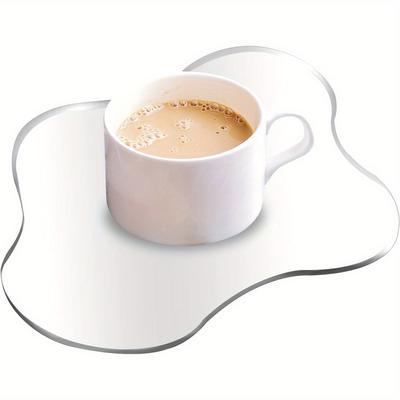 4 шт. Акриловые подставки, Прозрачные Неправильной формы Настольные подставки Украшения для стола для Кухни Бара Обеденного стола Комода