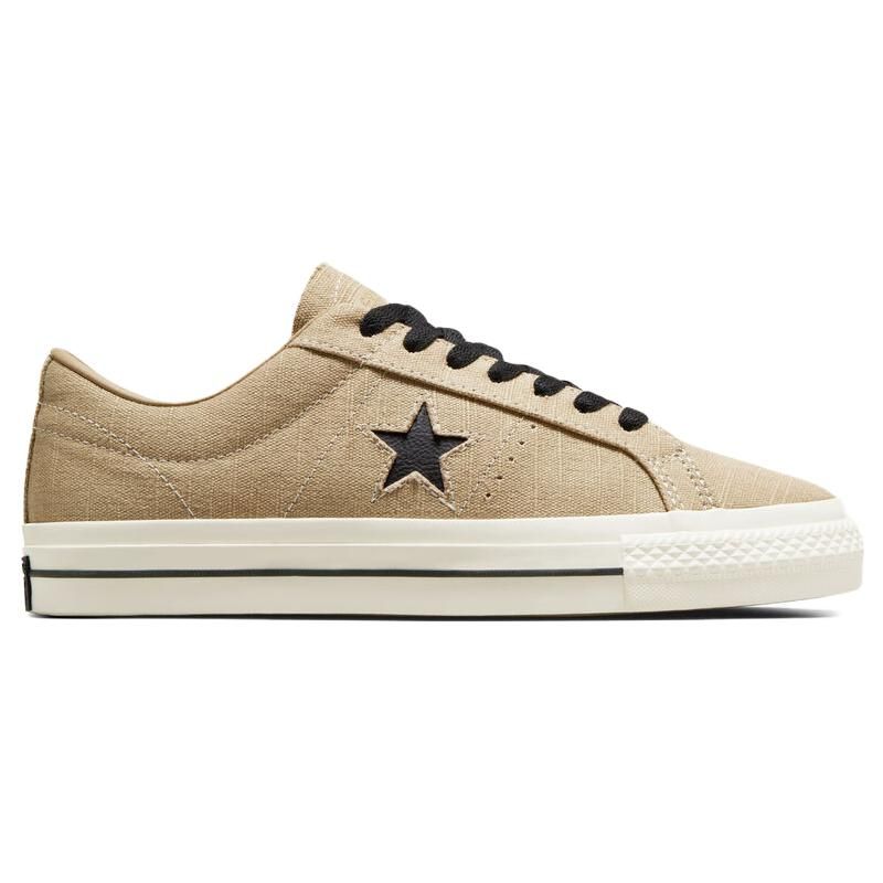 Converse One Star Pro Nomad Khaki Unisex Sneakers Tan Egret Black A04612C