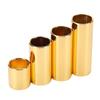 4PCS Metal Guitar String Slide Golden Color Metal Slide Guitar Bass Slide  For Electric Guitar