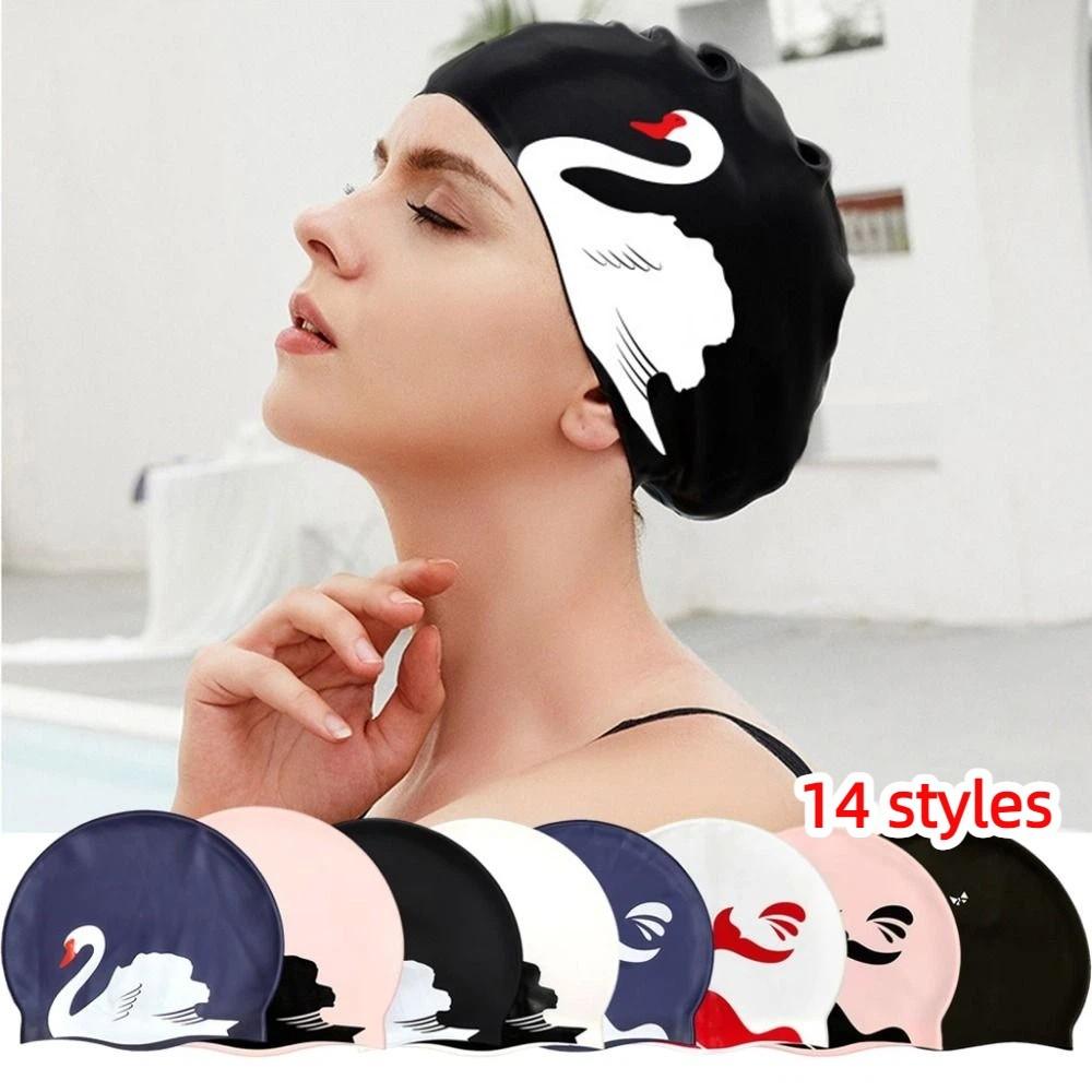 Plus Size Swimming Cap Anti Slip Diving Hat Pool Accessories Bathing Caps Adult Swimming