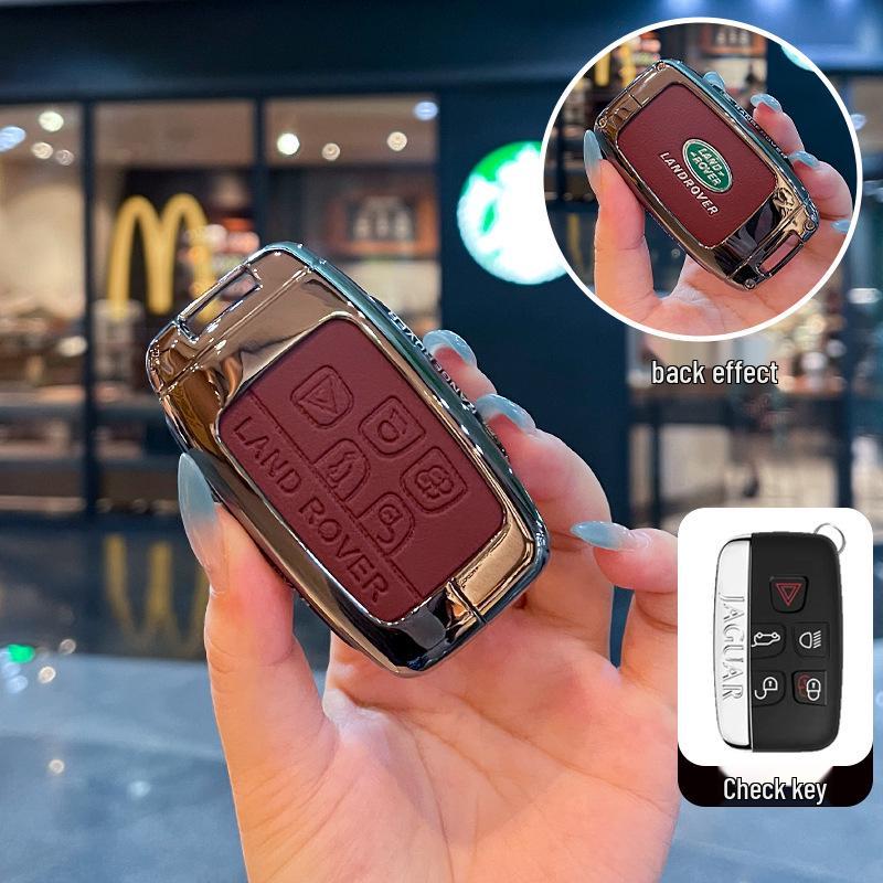 Чехол для ключа Land Rover Evoque L: Подходит для моделей Discovery 6, Range Rover Sport 5, Defender 110, Freelander и Xingmai.