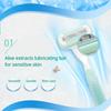 Gillette Женские лезвия для бритья Venus Aloe, бритва для удаления волос, эпилятор для бикини, бритвы для тела, подмышек, сменные бритвы
