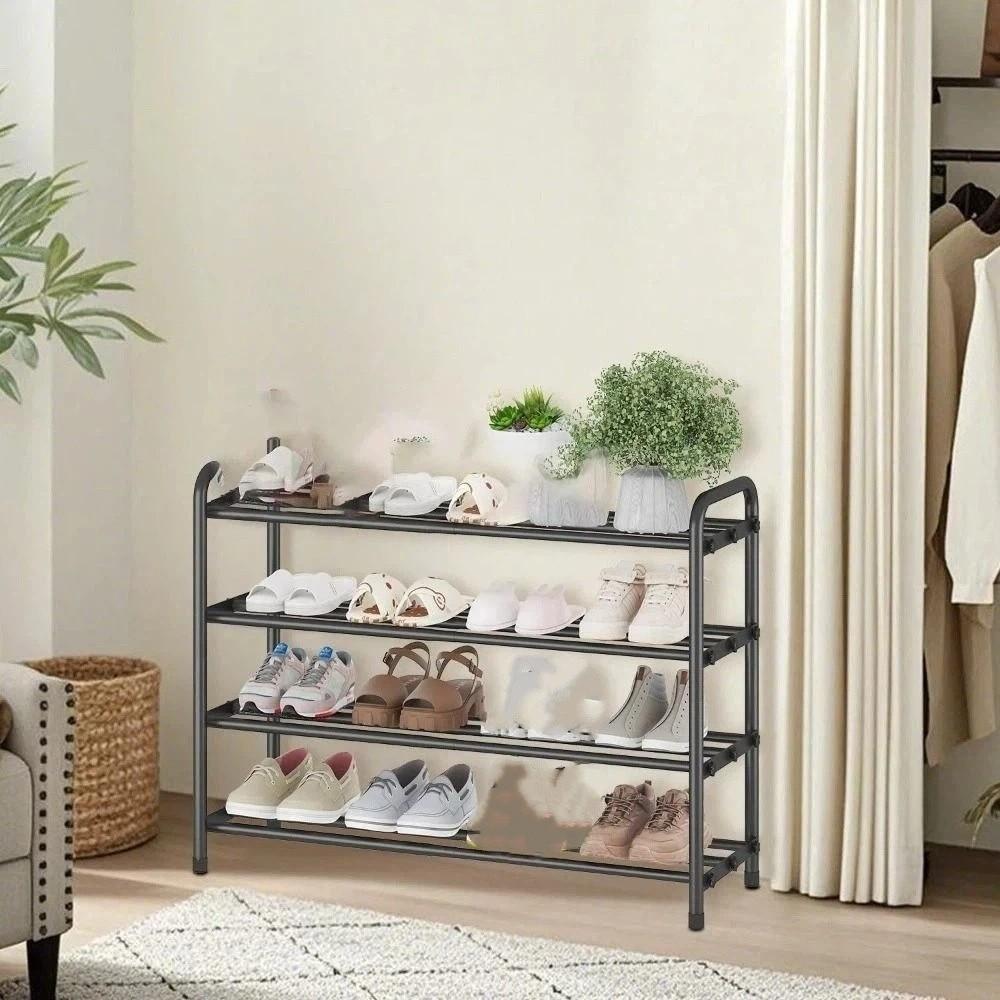 Adjustable Storage Shoe Storage Organizer Flexible Storage Adjustable Shoe Rack Doorway