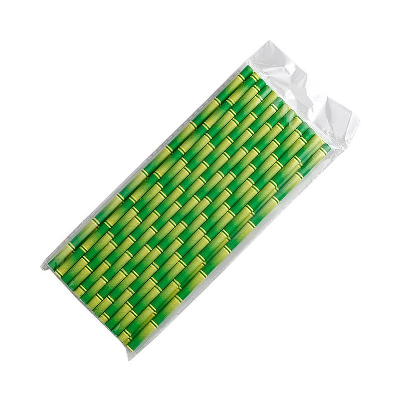 100 Eco-Friendly Colored Paper Straws: Disposable, Creative Party Straws for Juice & Cocktails