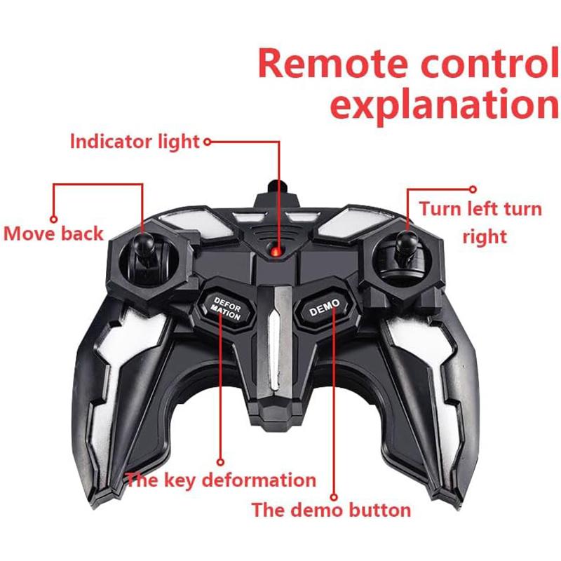 Трансформер-машина с дистанционным управлением Машина с дистанционным управлением для мальчиков 4-7 лет Трансформеры-машины для мальчиков Подарок на день рождения для мальчиков/девочек