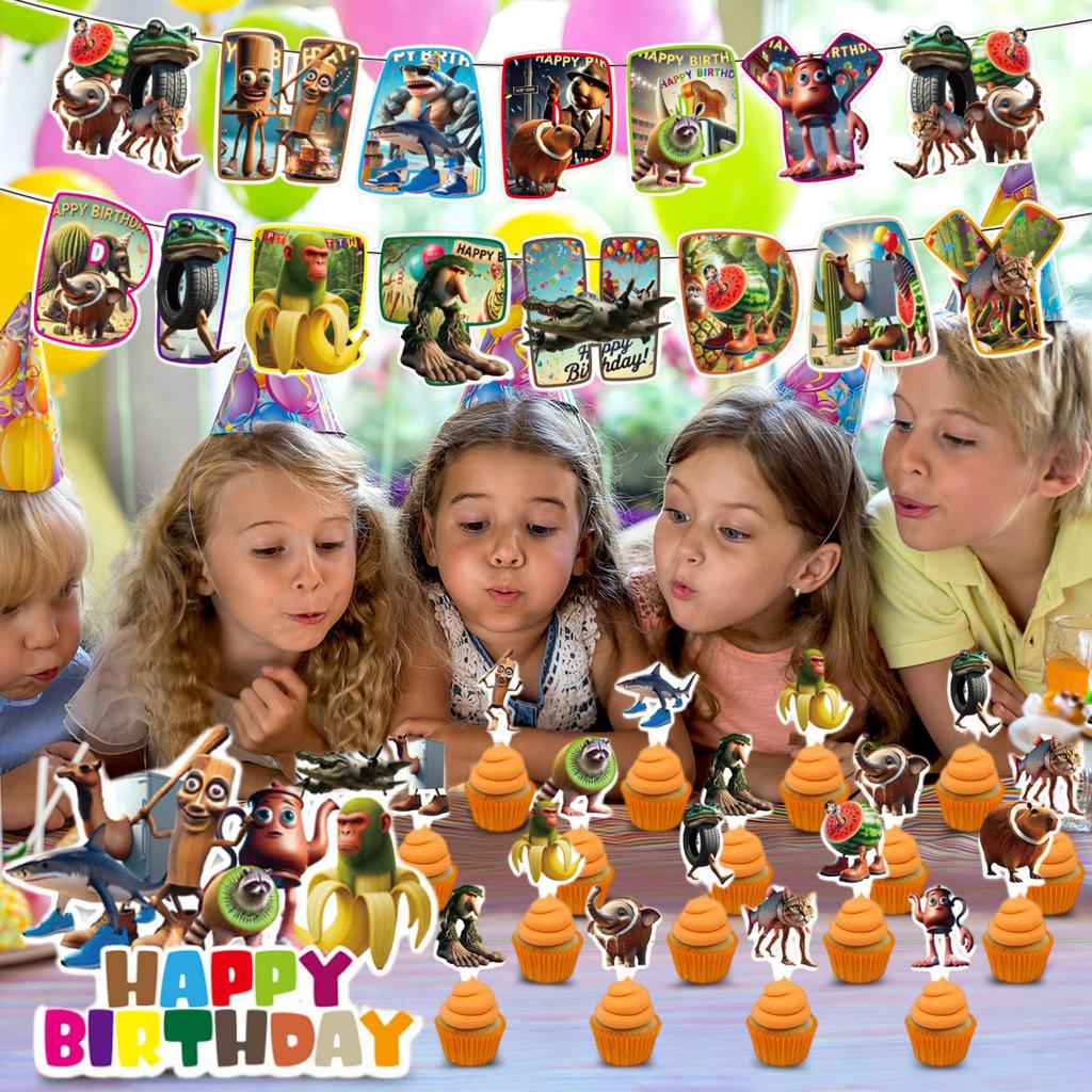 Тематическая вечеринка, украшение на детский день рождения, набор украшений