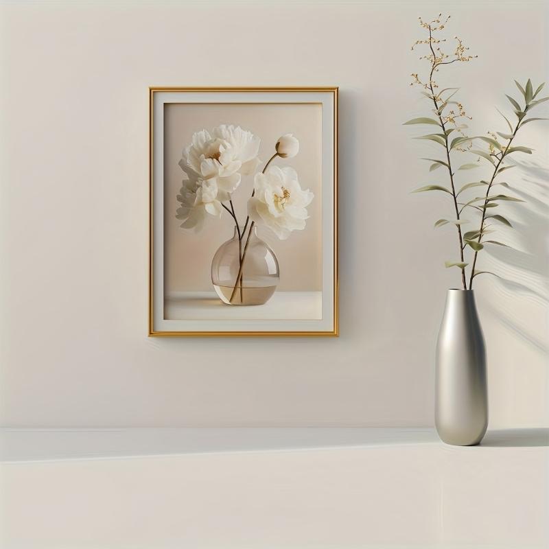 Wall Art Canvas Painting Flowers Picture Poster Unframed Ready to Hangs for Living Room Bedroom Home Decorations Gift