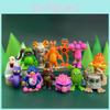 Яркий набор коллекционных игрушек-монстров из ПВХ My Singing Monsters, мультяшный, для энтузиастов и фанатов