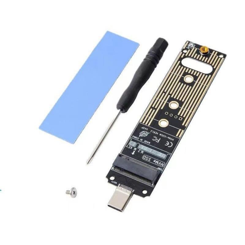 Адаптер M.2 NVME SSD к USB для быстрой передачи файлов Поддержка типов накопителей 2280 2260 2242 2230 Интерфейсы Type C/USB