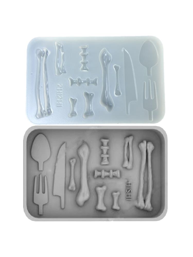 Multifuntional Silicone Baking Molds Bone Shape Flexible Kitchen Tool Silicone Candy Molds Silicone Texture for Candy