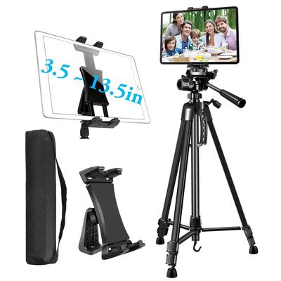 Штатив для крепления на штативную стойку, совместимый с iPad Surface iPhone планшетами iPad, Планшет, Телефон, Камера, Держатель, Высота 60 дюймов, Pro, Air, Mini, 12.9, 11,