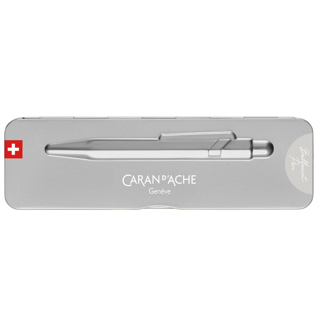 CARAN D'ACHE 849 Premium Original Ballpoint Pen, Oil-Based, NF0849-069, Metal Tin, Officially Imported