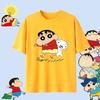 Crayon Shin Chan Shinnosuke Shiro Kazama Print T Shirt Women Unisex Oversized Cute Cartoon Short Sleeve Casual Tee