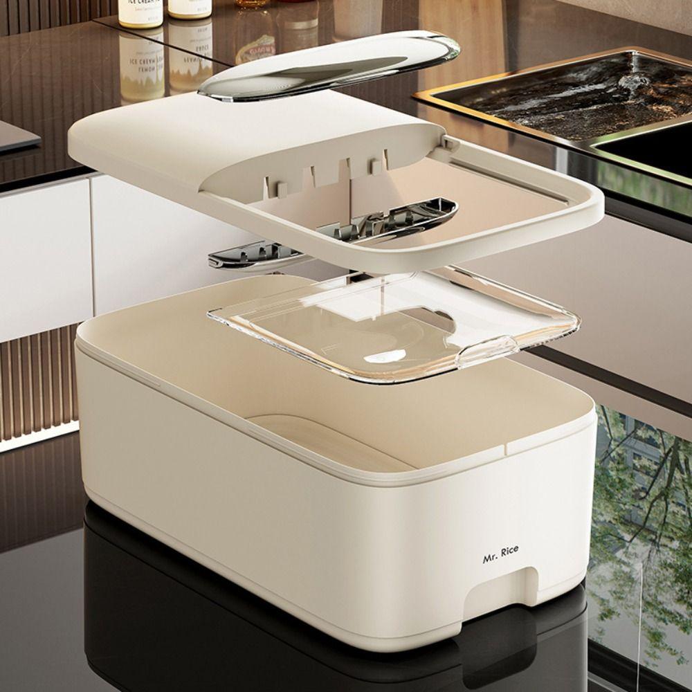 Запечатанная банка с защитой от насекомых, большой емкости, контейнер для зерна, кухонный ящик для хранения риса