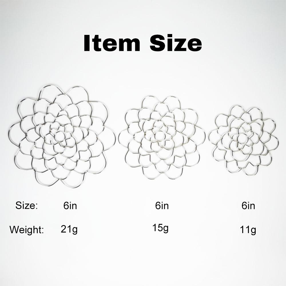 Flower Arrangement Holder Reusable Stainless Steel Floral Frogs for Vase Bouquet Arranger for Home Decor Arranging Tool